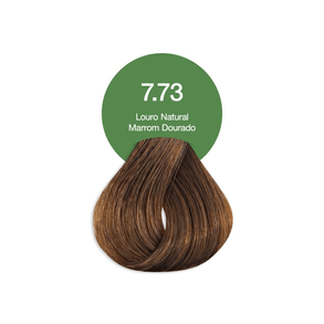 Tintura Acquaf Vegan 7.73 Louro Natural Marron Dourado