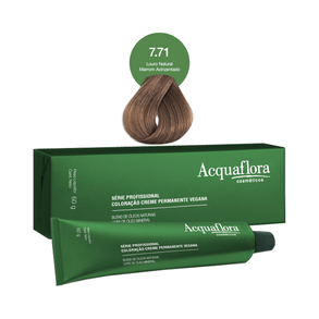 Tintura Aquaf Vegan 7.71 Louro Natural Marron Acinzentado