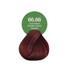 Tintura Acquaf Vegan 66.66 Louro Escuro/Verde Intenso 189g