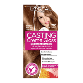 Tonaliz Casting Gloss 710 Cocadinha - Tonalizante Para Cabelos, Brilho Intenso E Cor Radiant.