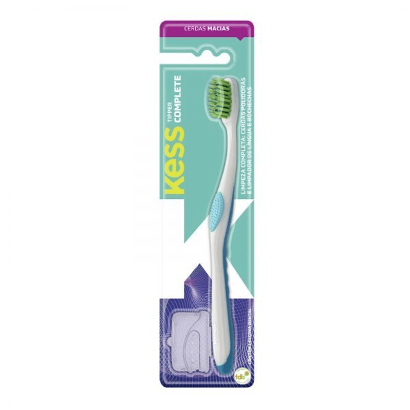 Escova-De-Dente-Kess-Top-Macia---2071-Macia-Ideal-Para-Higiene-Dental-Diaria.