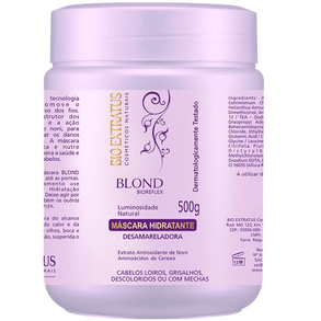 Máscara Capilar Bio Extratus Blond Desamareladora Masculina - 500g