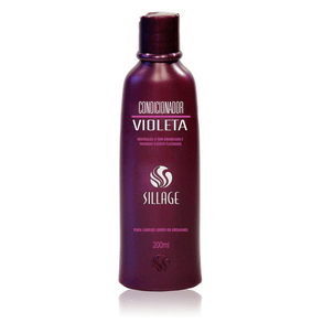 Condicionador Sillage Violeta 200ml - Hidratação E Brilho Para Cabelos.