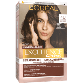 Tint Imédia Nudes Shade 4 Castanho - Coloração Permanente Para Cabelos.