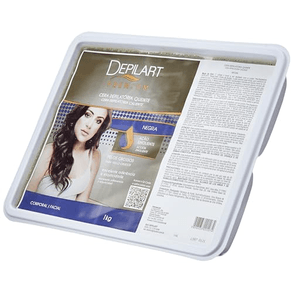 Cera Depilatória Negra Depilart 1000g - Efeito Liso E Duradouro.