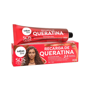 Recarga Querat S/Line Restauração Total 80ml - Tratamento Intensivo Para Cabelos.