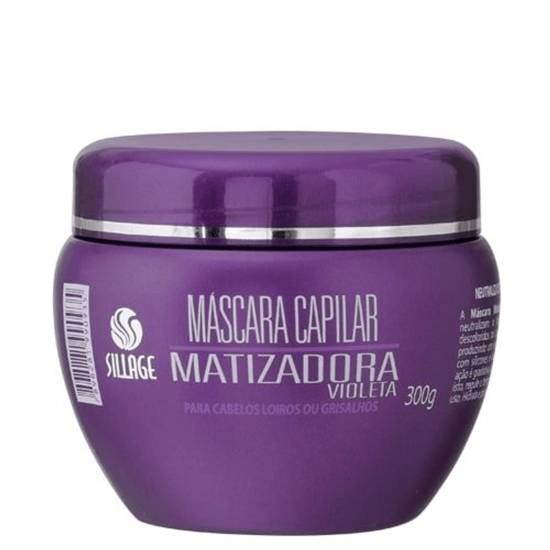 Masc-Cap-Sillage-Matizadora-300---Mascara-Matizadora-Para-Cabelos-Com-300g.
