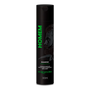 Shampoo Acquaflora Homem Oleosos 300ml
