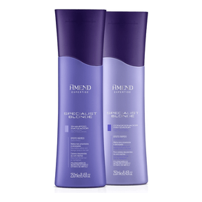 Conjunto De Shampoo E Condicionador Amend Specialist Blonde – Cuidado Para Cabelos Loiros