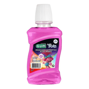 Enxaguante Bucal Gum Trolls 250ml – Proteção E Sorriso Brilhante