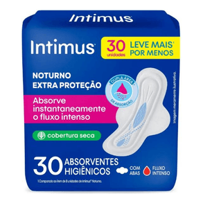 Abs Intimus Noturno Seca C/A C/30