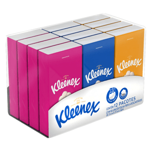 Lenço De Papel Kleenex Pocket Pacote Com 10 Unidades