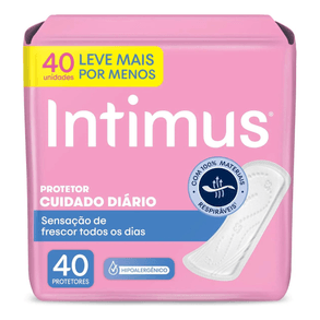Absorvente Intimus Days Sem Perfume 40 Unidades