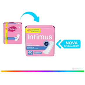 Absorvente Intimus Days Sem Perfume 40 Unidades