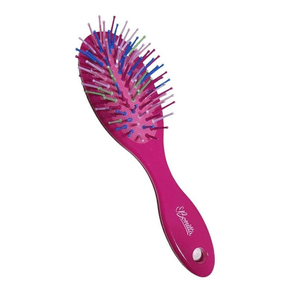 Escova De Cabelo Boni Oval Pequena Top Color Cor Div-662bt – Ideal Para Desembaraçar E Estilizar