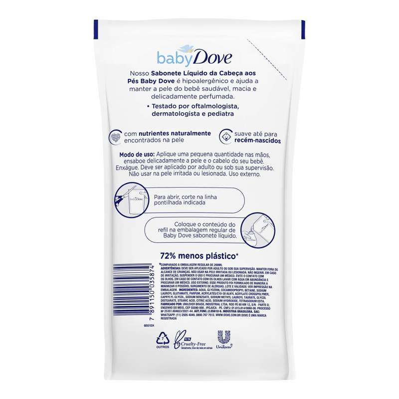 Sab-Dove-Baby-Liq-Refil-Hidr-Enriquec-180