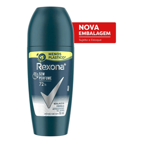 Desodorante Rexona Roll-On Masculino Sem Perfume 50ml