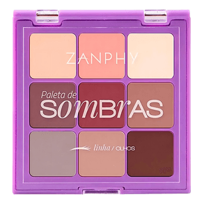 Paleta De Sombras Zanphy Cor 02 – Tons Vibrantes