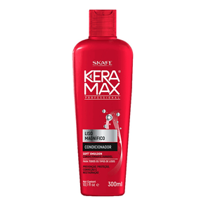 Condicionador Keramax Liso Magnífico 300ml – Alisa E Desembaraça