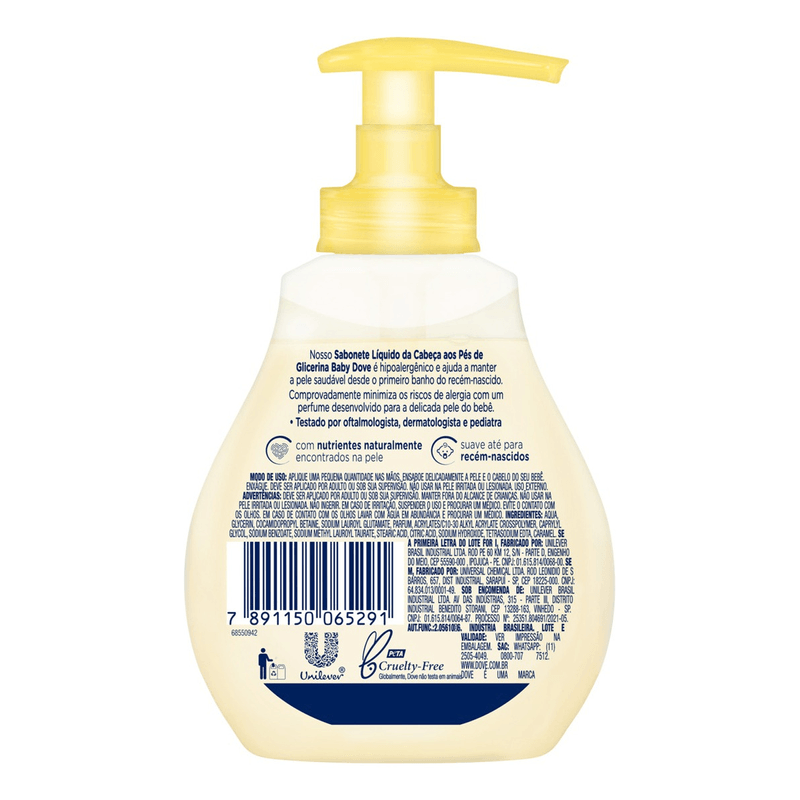 Sab-Dove-Baby-Liq-Hidr-Glicerina-200