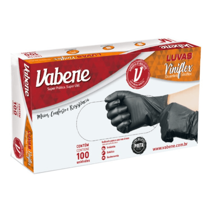 Luva-Vabene-Viniflex-Preta-Peq-C-100