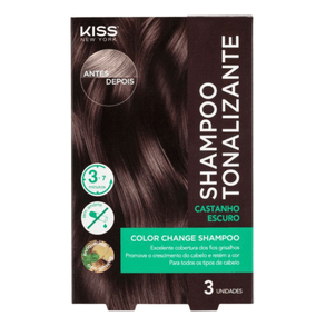 Tonalizante Sh Kiss Reconstrução Castanho Escuro – Cobre E Hidrata