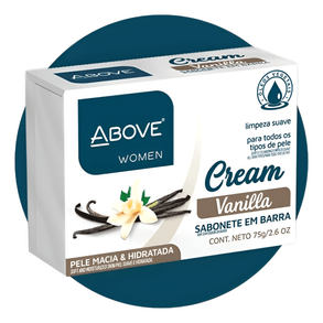Sabonete Em Barra Above Cream Vanilla 75g – Aroma Envolvente
