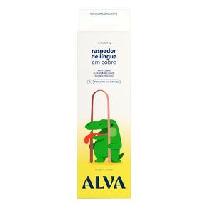 Raspador De Língua Alva Vegano Infantil – Higiene Bucal Eficaz