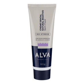 Creme Dental Alva Vegano No Stress Lavanda E Laranja 90g – Alívio Do Estresse