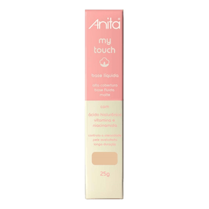 Base Líquida Anita My Touch Cor 3 – Acabamento Perfeito