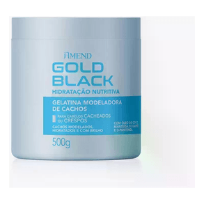 Gelatina Cap Amend Gold Black 500g – Brilho Intenso E Hidratação