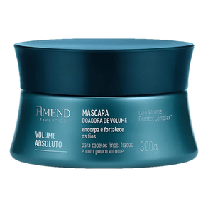 Mascara Amend Volume Absoluto 300ml – Cabelos Com Volume E Brilho