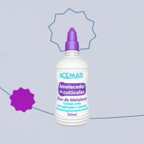 Amolecedor De Cutícula Acemar Óleo De Melaleuca 100ml – Hidratação Intensiva