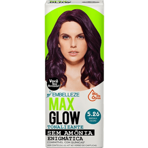 Tonalizante Maxglow Mars Escova 5.26 – Com Queratina E Brilho Intenso
