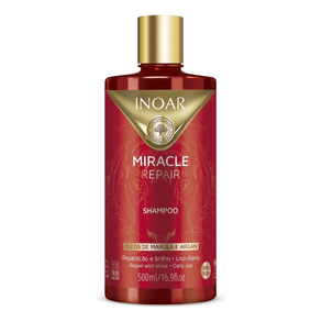 Shampoo Inoar Miracle Repair 500ml – Restauração Intensiva