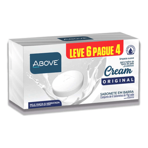 Kit Sabonete Em Barra Above Cream Original Lev5 - Limpeza E Hidratação Para A Pele