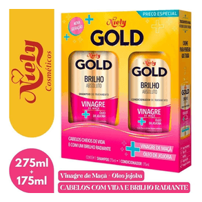 Conjunto Niely Gold Brilho Máximo