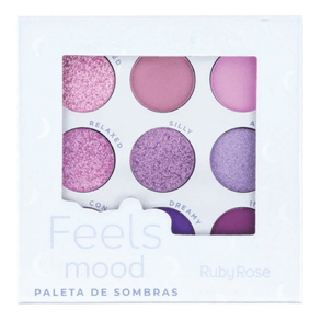 Paleta De Sombras Ruby Rose Mood 1081 – Cores Vibrantes Para Olhos Perfeitos