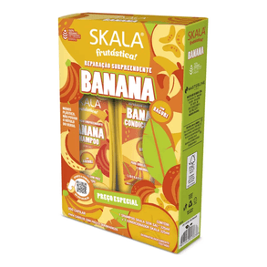 Conjunto Skala Bomba Banana Shampoo E Condicionador 350ml