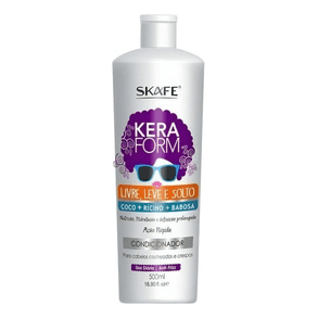 Condicionador Keraform Livre Leve Solto 500ml – Hidratação E Brilho
