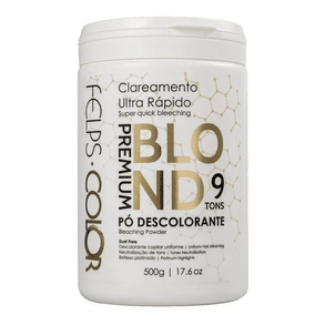 Descolorante Felps Blond Premium 500g – Efeito Rápido E Poderoso