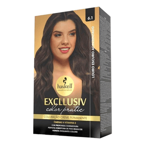 Tintura Haskell Color 6.1 - Louro Escuro Acinzentado