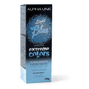 Tonalizante Alpha Line Extreme Colors Azul 100 - Cor Vibrante E Duradoura