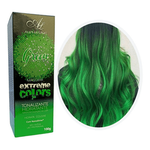 Tonalizante Alpha Line Extreme Colors Verde 100ml