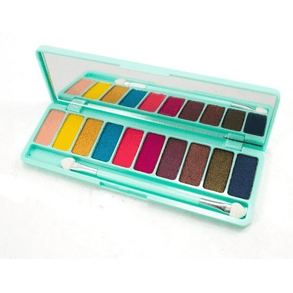 Paleta De Sombras Jasmyne S/Bonita 12 Cores - Alta Pigmentação