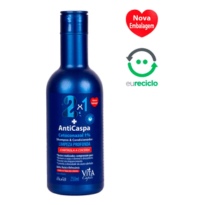 Shampoo Vita Capili Men Limpeza Profunda 250ml – Purificante E Hidratante