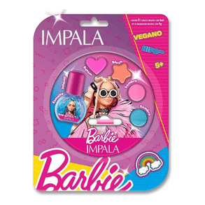 Conjunto Impala Barbie - Esmalte Girl E Paleta De Maquiagem