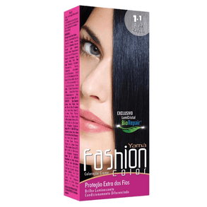 Tintura Yama Fashion 1.1 Preto Azulado – Cobre Até 100% Dos Brancos