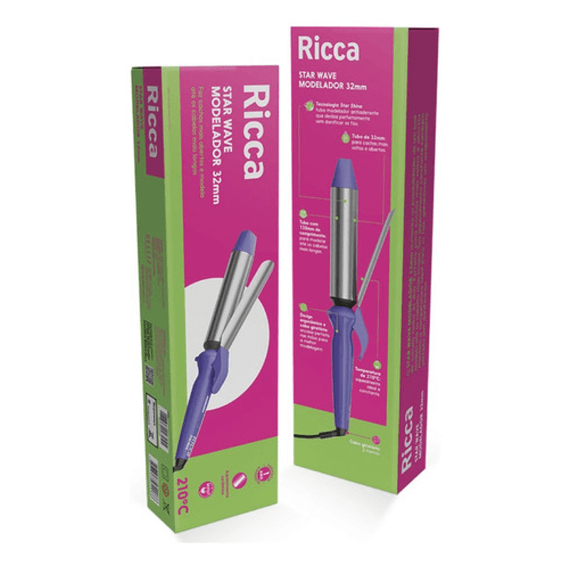 Modelador-De-Cachos-Ricca-Star-Wave-32mm