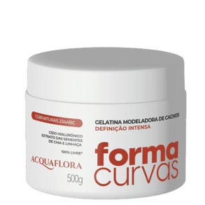 Gelatina Acquaflora Forma Curvas Para Cachos